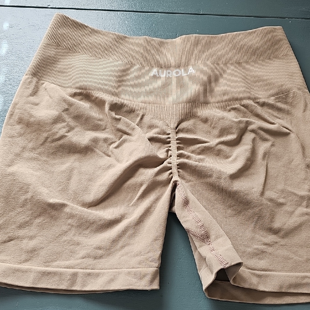 Aurola Work Out Shorts, Shapwear. One‎ Size Tan